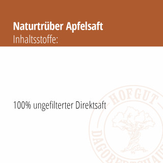 NATURTRÜBER REINER APFELSAFT 3