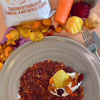 Gemüse-Rösti mit Bärlauch-Creme 0